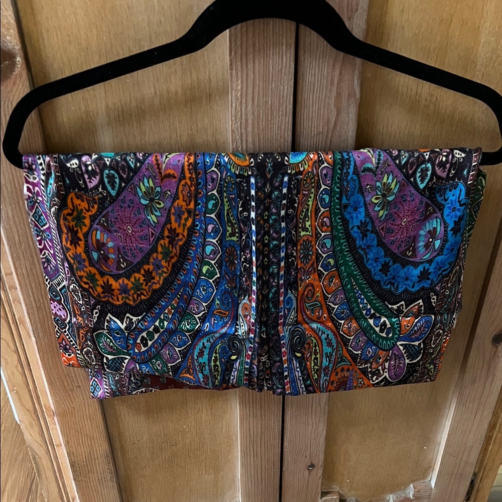 Colorful Paisley Neck Scarf